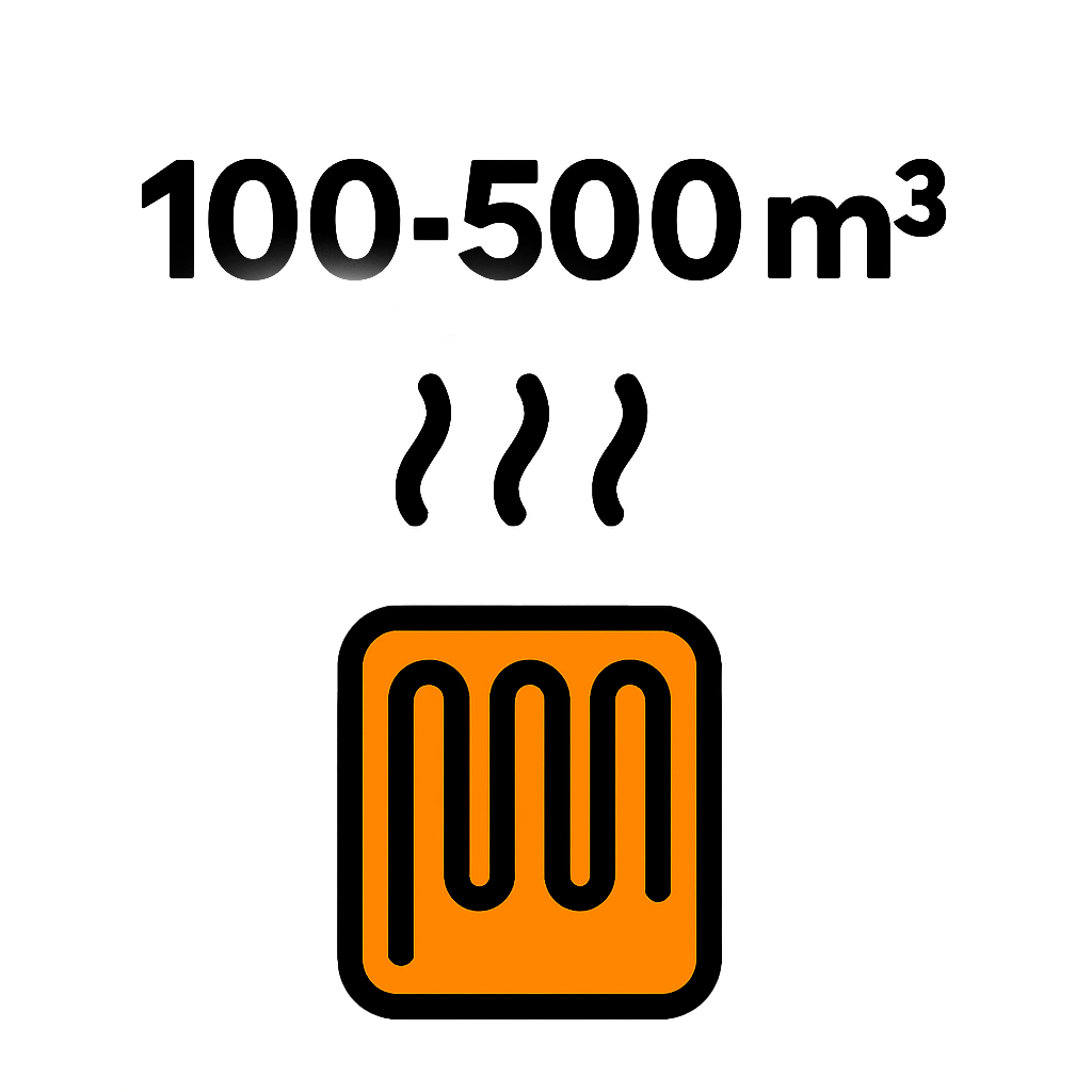اجاره بخاری بین 100 تا500 متر مکعب