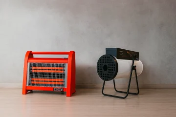 مقایسه بخاری برقی وجت فن برقی